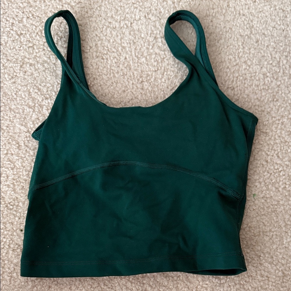 Green aritzia TNA tank